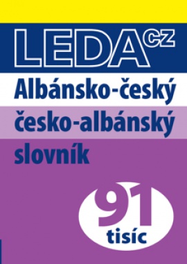 Obálka k Albánsko-český a česko-albánský slovník
